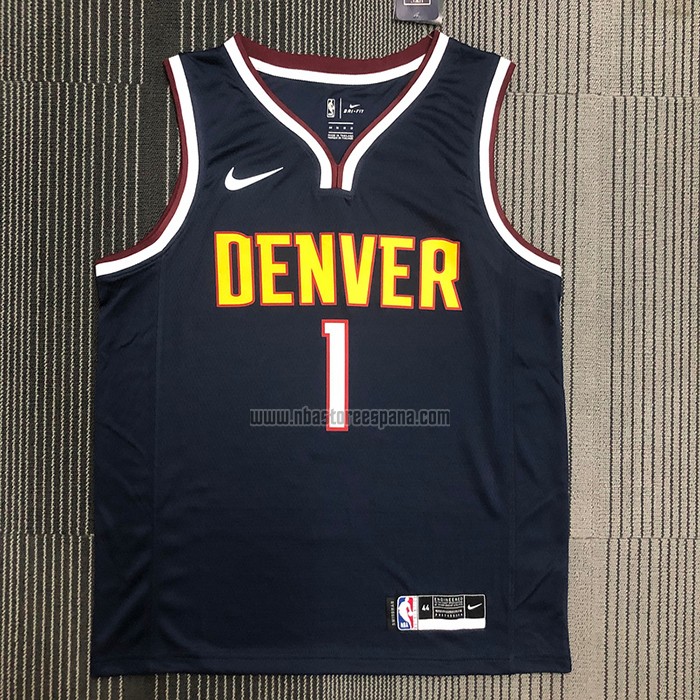 Camiseta Denver Nuggets Michael Porter Jr. NO 1 Icon Azul